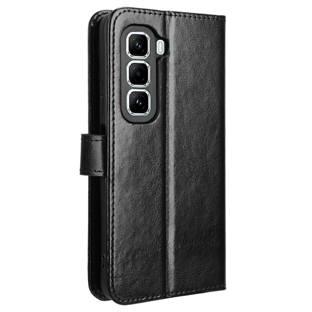 Crazy knížkové pouzdro na Infinix Hot 50 Pro - černé