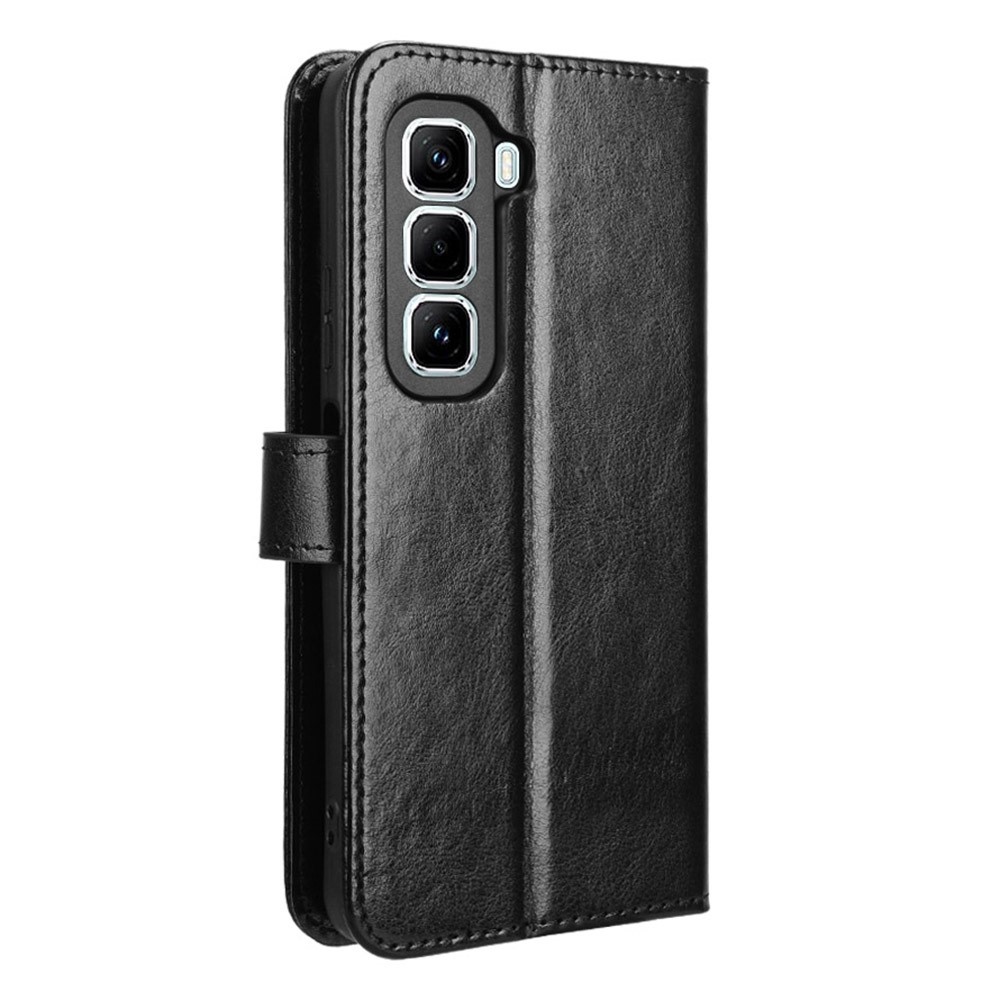 Crazy knížkové pouzdro na Infinix Hot 50 Pro+ - černé