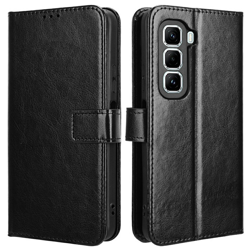 Crazy knížkové pouzdro na Infinix Hot 50 Pro - černé