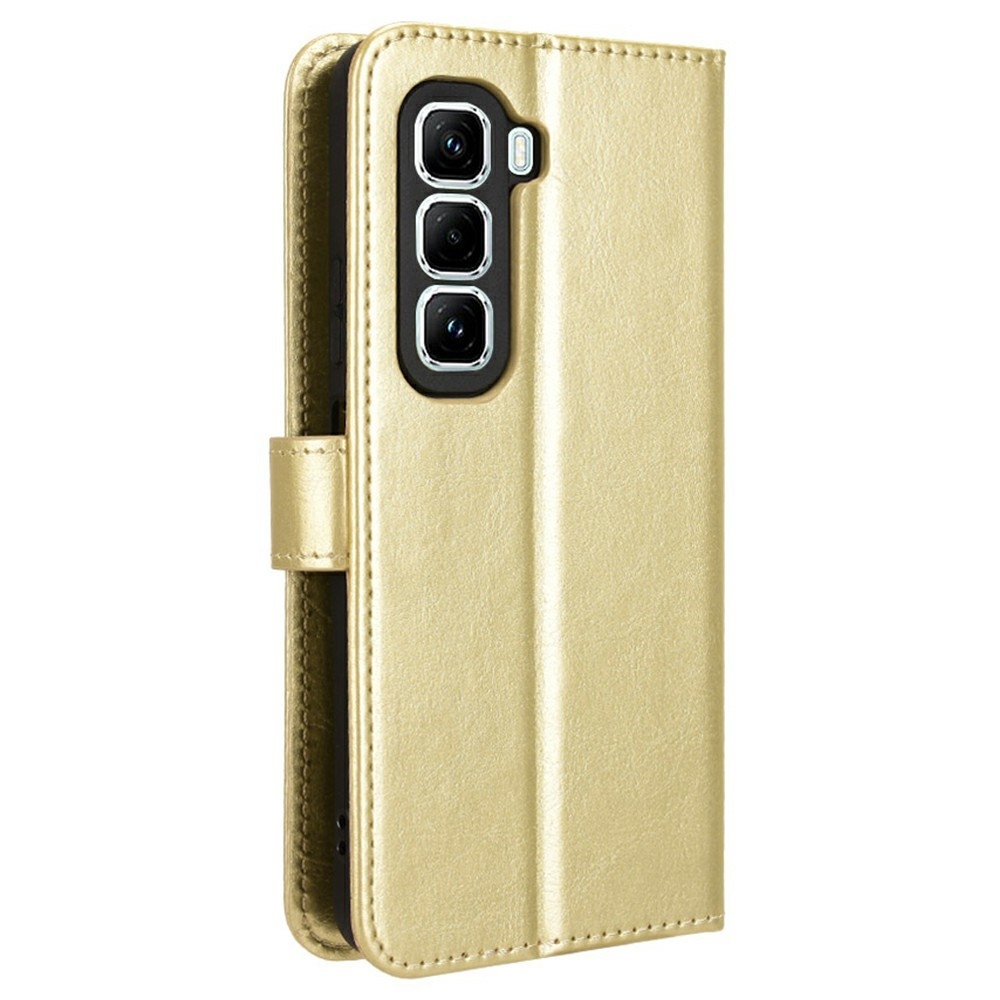 Crazy knížkové pouzdro na Infinix Hot 50 Pro - zlaté