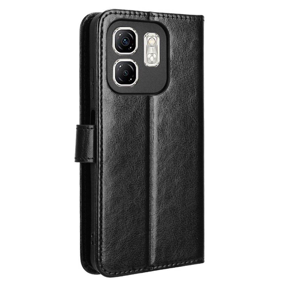 Crazy knížkové pouzdro na Infinix Hot 50i/Smart 9 - černé