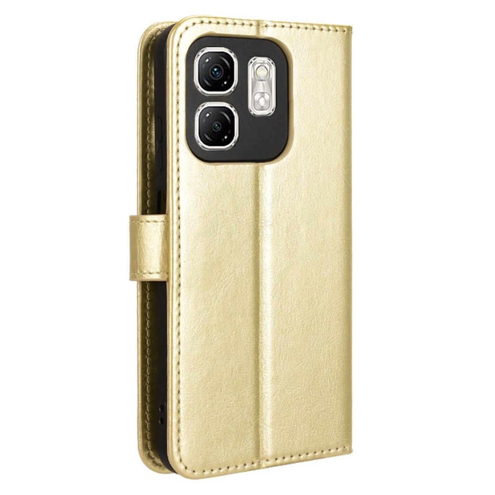 Crazy knížkové pouzdro na Infinix Hot 50i/Smart 9 - zlaté
