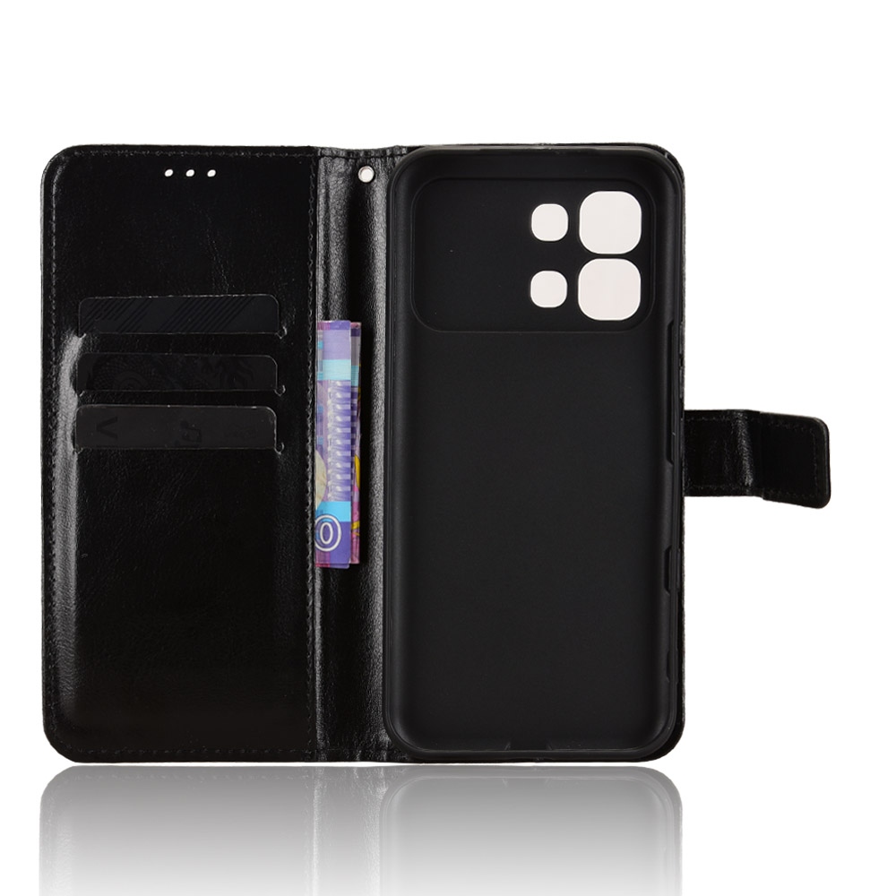 Crazy knížkové pouzdro na Infinix Note Edge 5G - černé