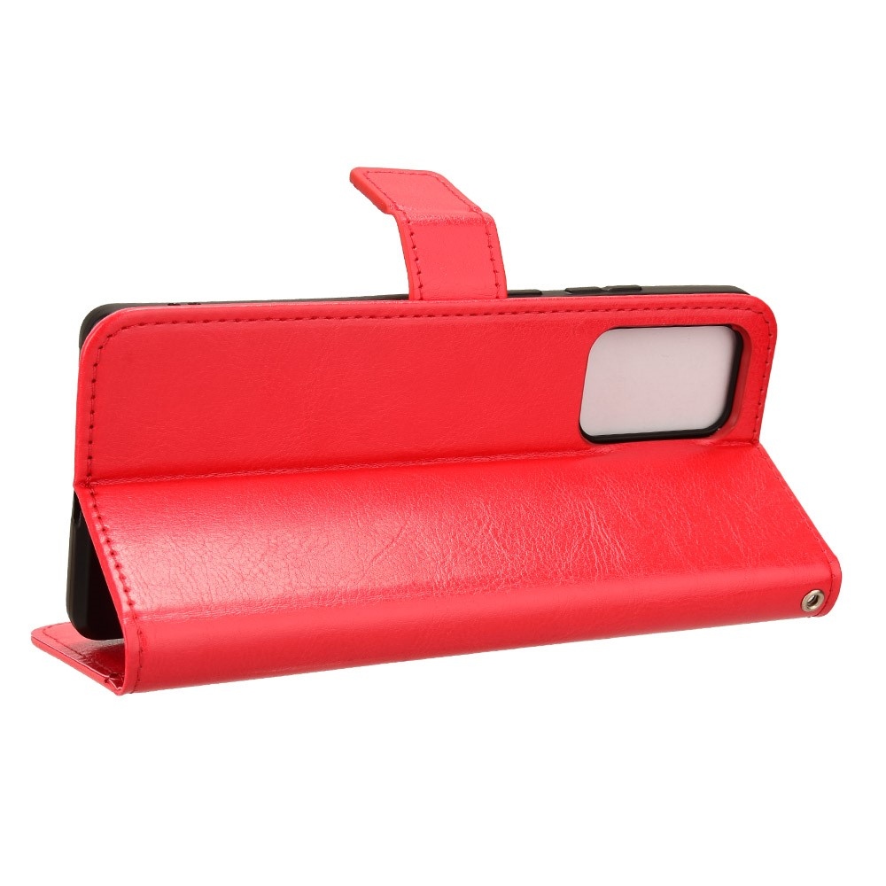 Crazy knížkové pouzdro na Motorola Edge 50 Fusion 5G - červené