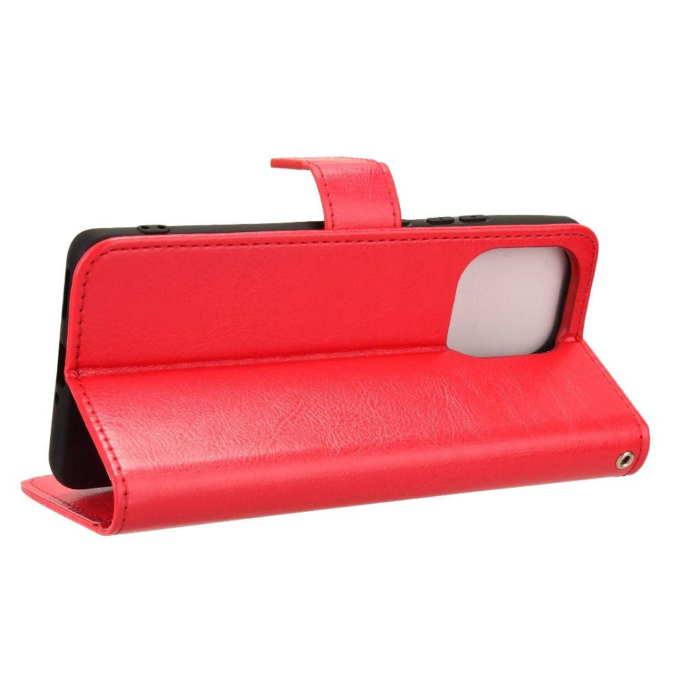 Crazy knížkové pouzdro na Motorola Edge 50 Pro 5G - červené