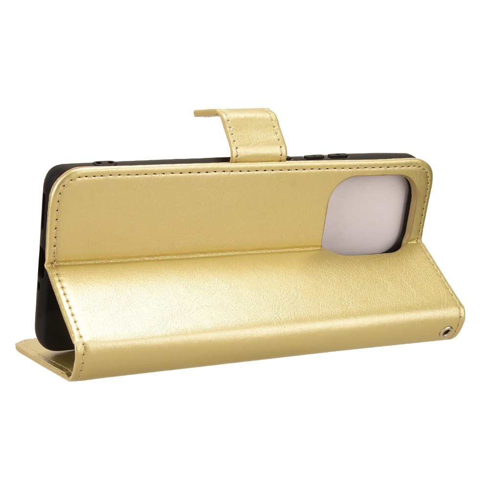 Crazy knížkové pouzdro na Motorola Edge 50 Pro 5G - zlaté