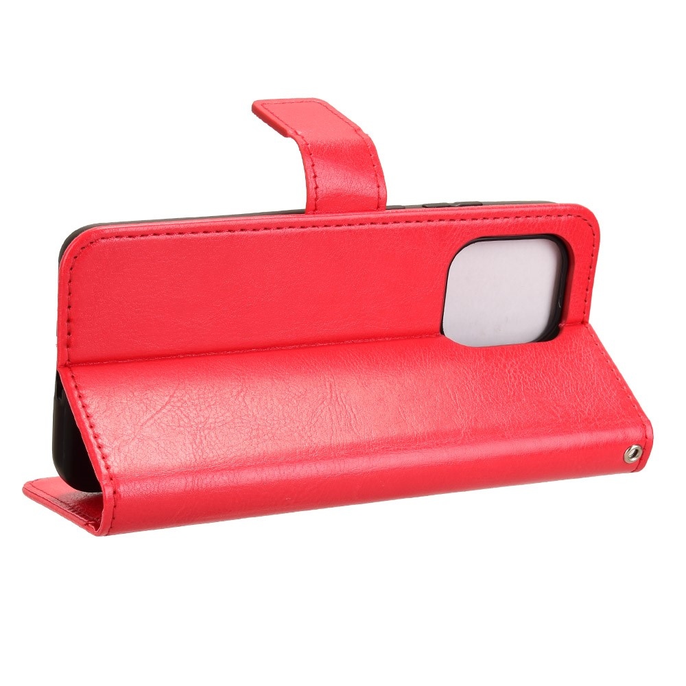 Crazy knížkové pouzdro na Motorola Edge 60 Neo 5G/50 Neo 5G - červené