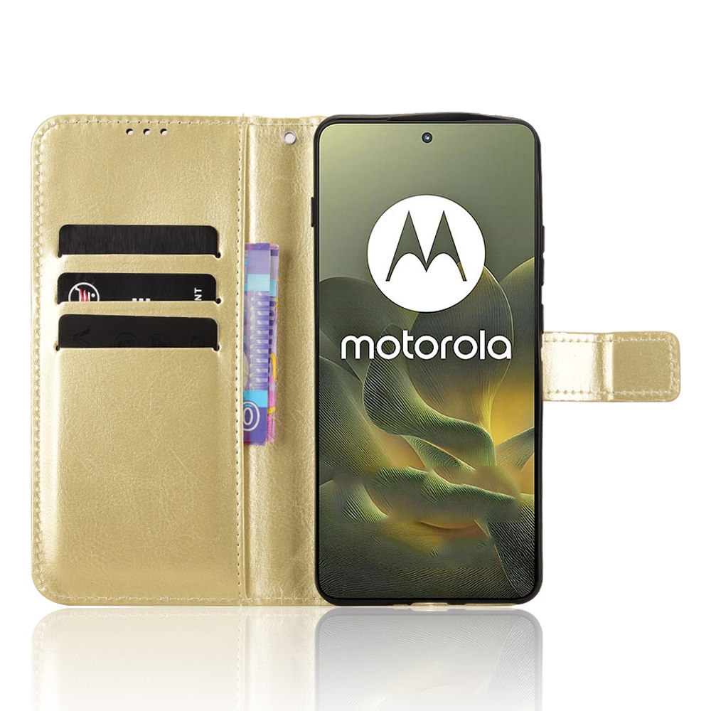 Crazy knížkové pouzdro na Motorola Edge 70 5G - zlaté