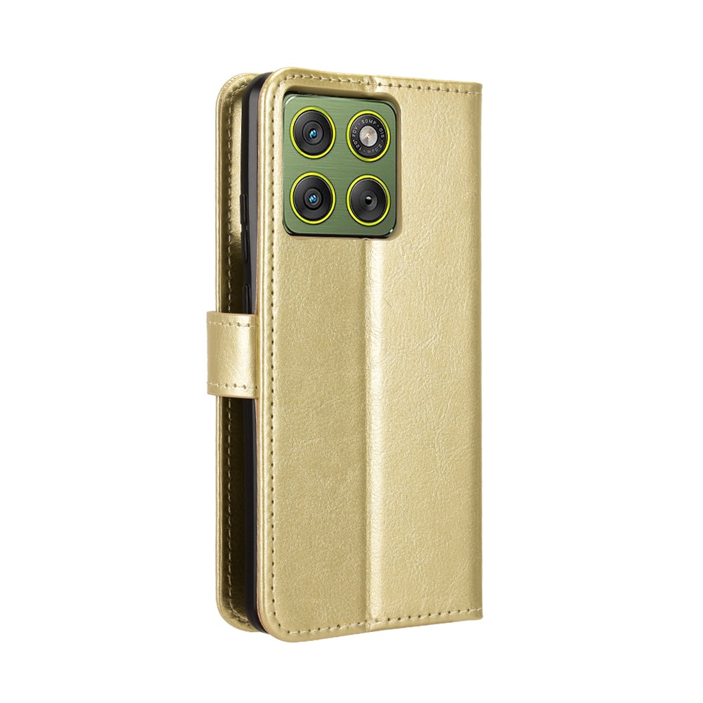 Crazy knížkové pouzdro na Motorola Edge 70 5G - zlaté