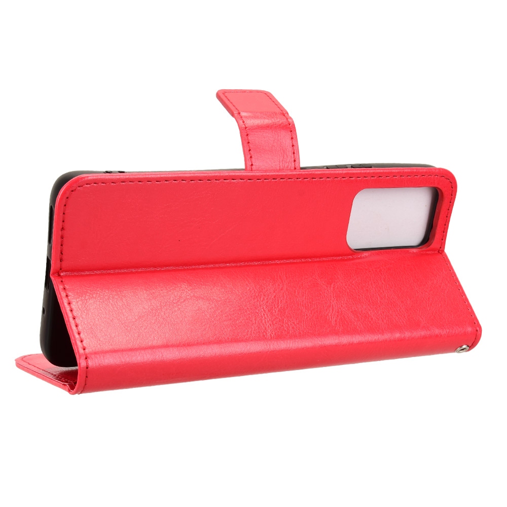 Crazy knížkové pouzdro na Motorola Moto G06/G06 Power - červené