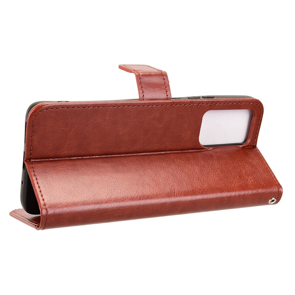 Crazy knížkové pouzdro na Motorola Moto G06/G06 Power - hnědé