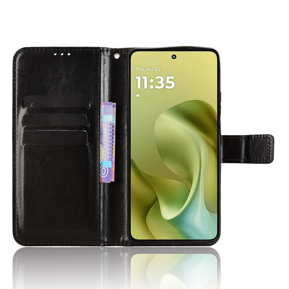 Crazy knížkové pouzdro na Motorola Moto G86 Power 5G - černé