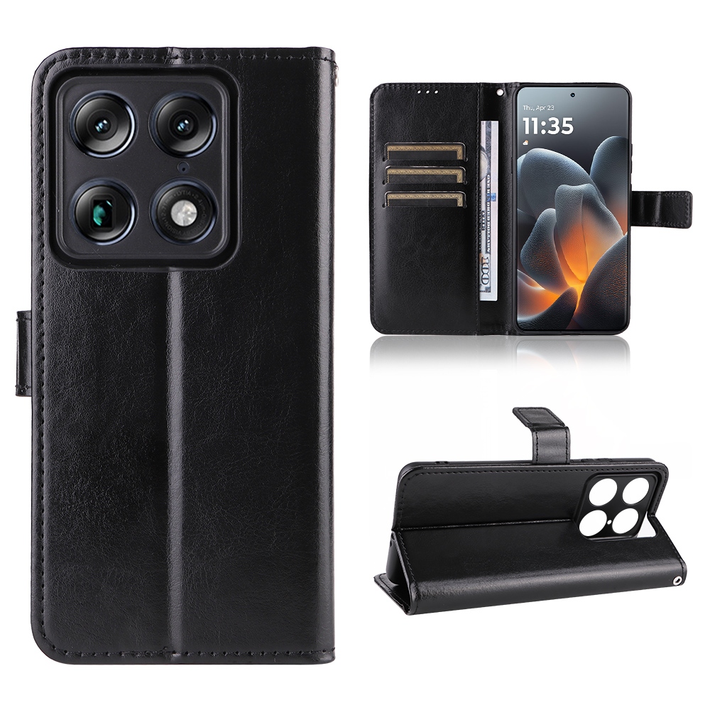 Crazy knížkové pouzdro na Motorola Signature 5G - černé