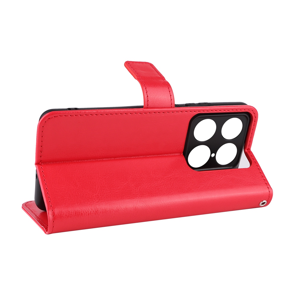 Crazy knížkové pouzdro na Motorola Signature 5G - červené