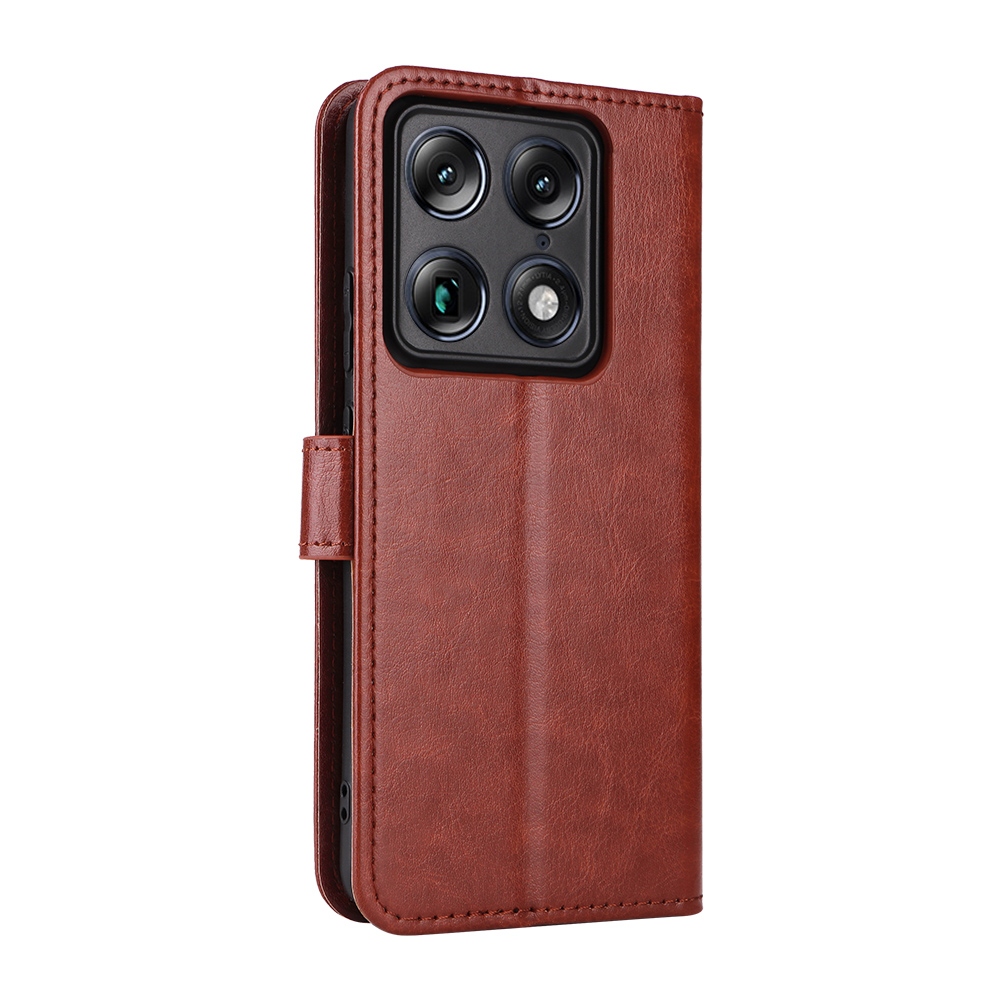 Crazy knížkové pouzdro na Motorola Signature 5G - hnědé