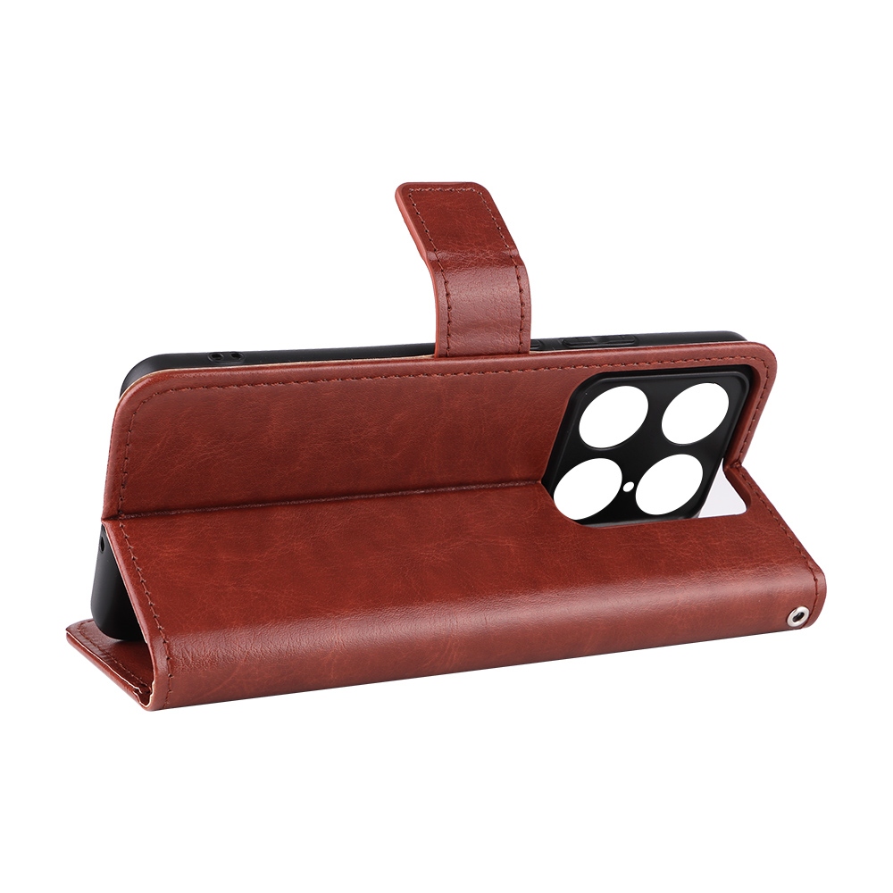 Crazy knížkové pouzdro na Motorola Signature 5G - hnědé