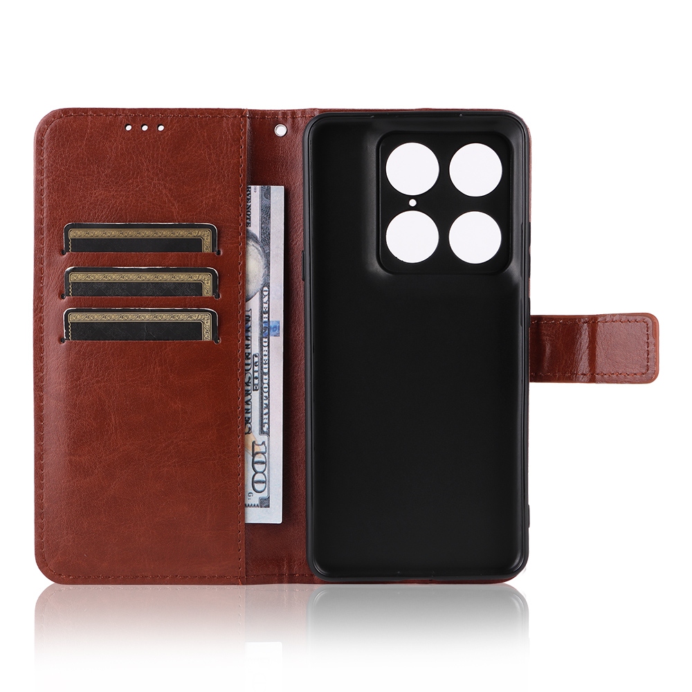 Crazy knížkové pouzdro na Motorola Signature 5G - hnědé