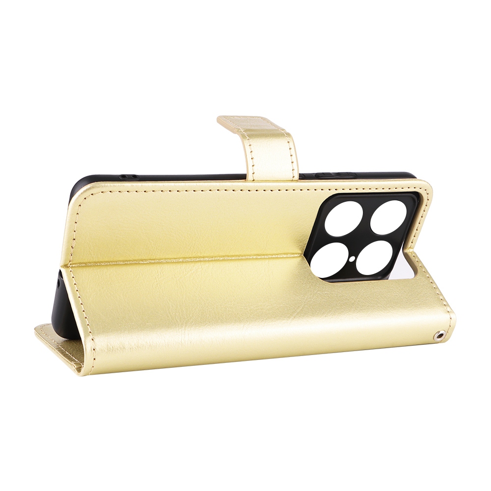 Crazy knížkové pouzdro na Motorola Signature 5G - zlaté