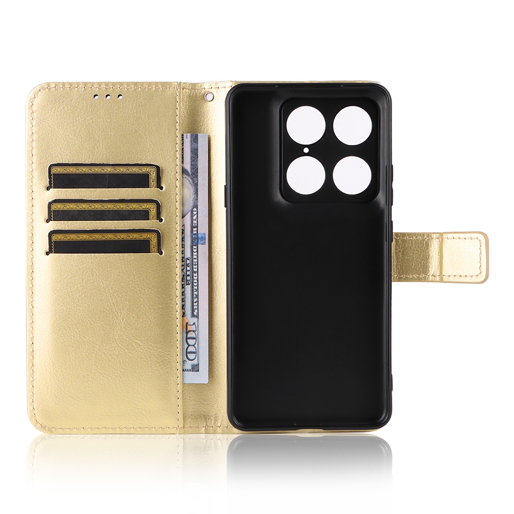 Crazy knížkové pouzdro na Motorola Signature 5G - zlaté