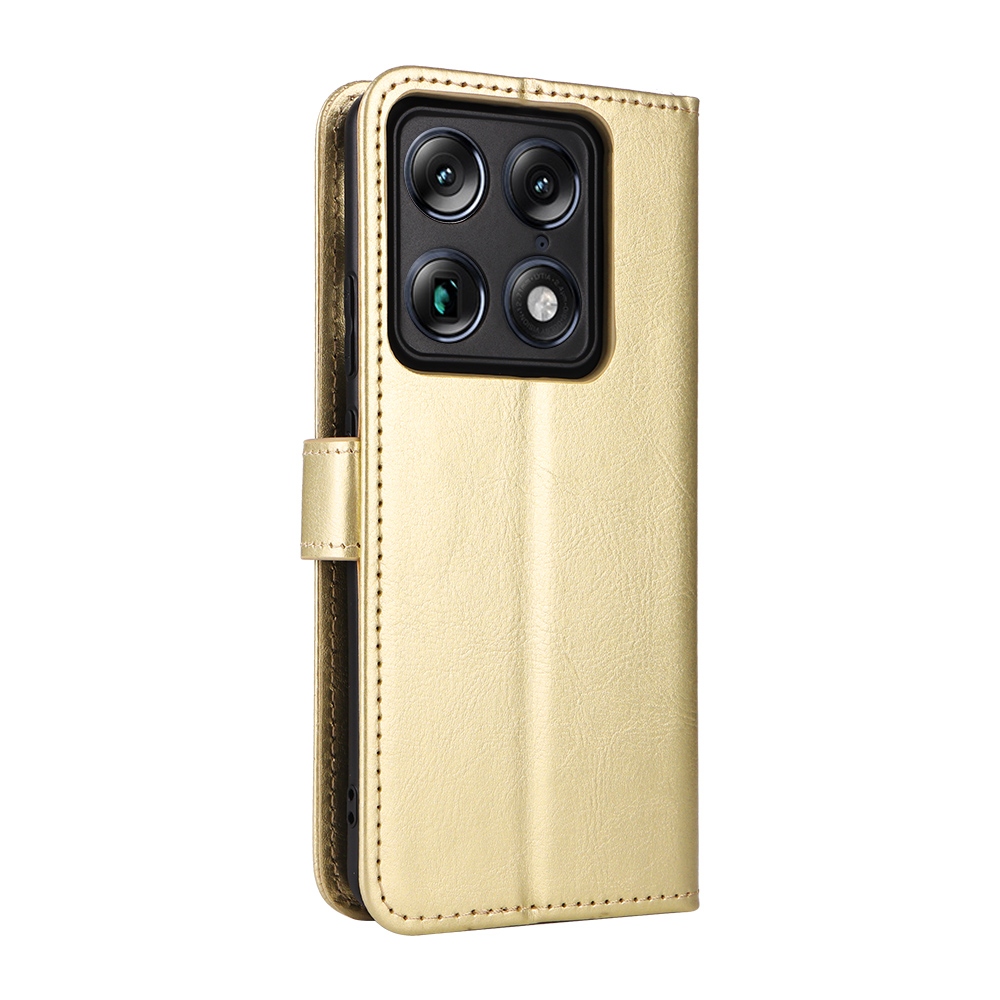 Crazy knížkové pouzdro na Motorola Signature 5G - zlaté