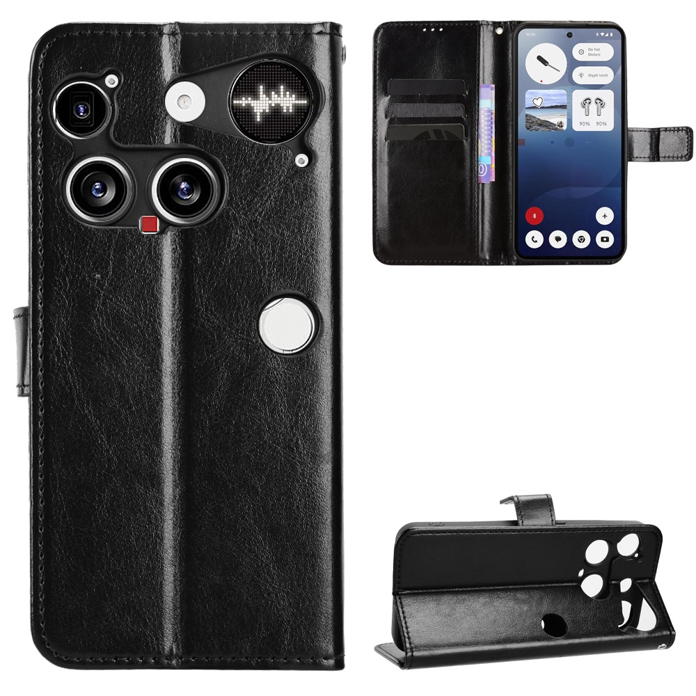 Crazy knížkové pouzdro na Nothing Phone (3) 5G - černé