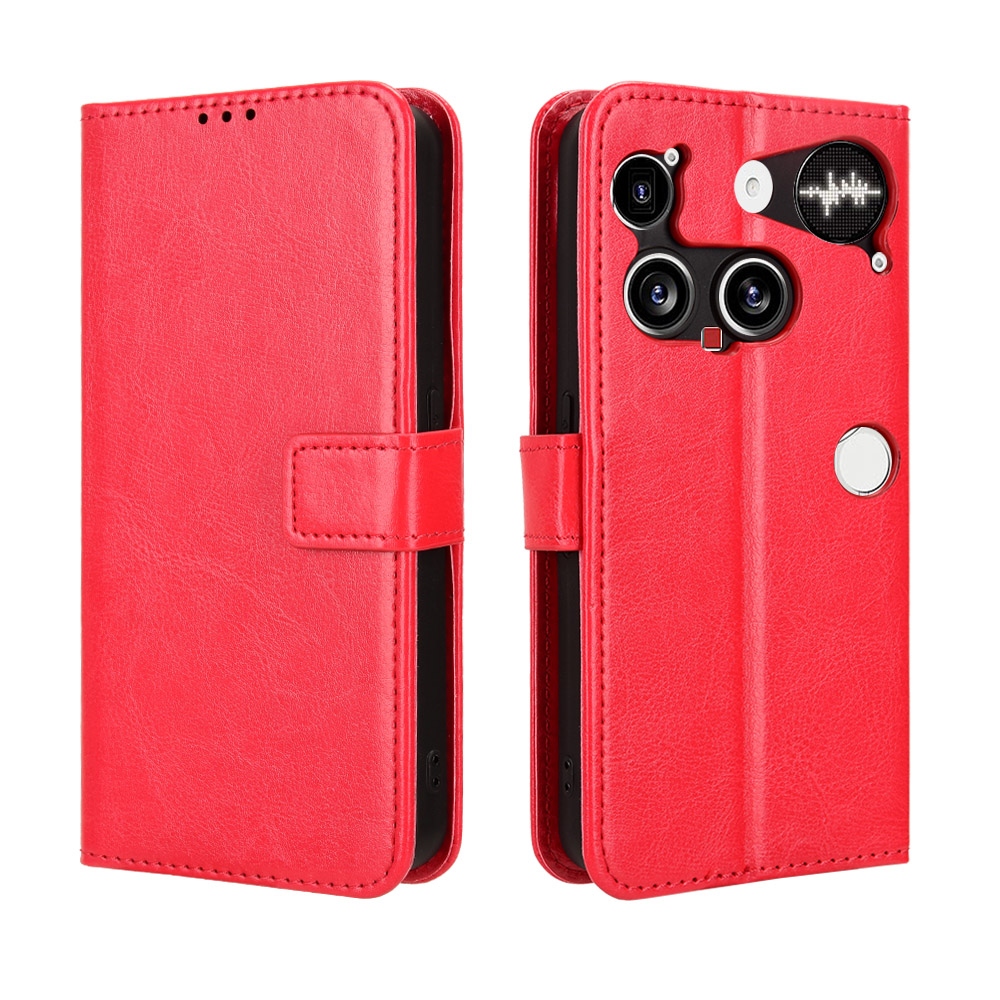 Crazy knížkové pouzdro na Nothing Phone (3) 5G - červené