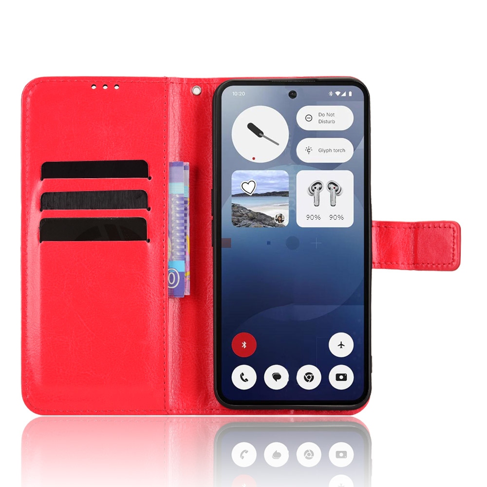 Crazy knížkové pouzdro na Nothing Phone (3) 5G - červené