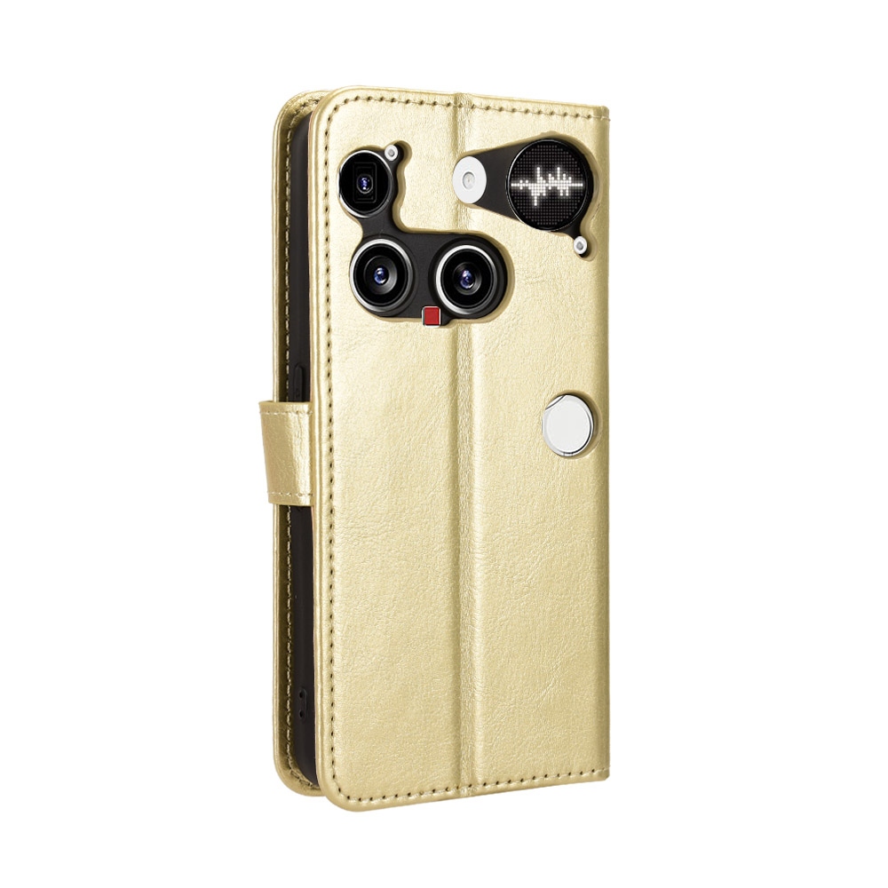 Crazy knížkové pouzdro na Nothing Phone (3) 5G - zlaté