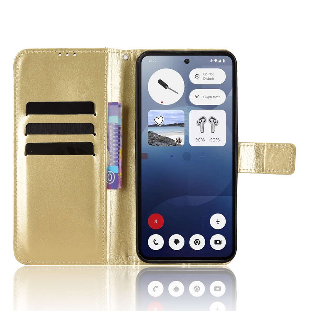 Crazy knížkové pouzdro na Nothing Phone (3) 5G - zlaté