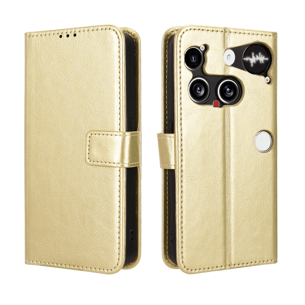 Crazy knížkové pouzdro na Nothing Phone (3) 5G - zlaté
