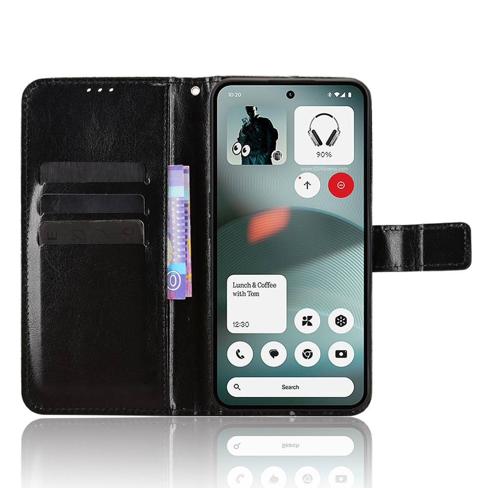 Crazy knížkové pouzdro na Nothing Phone (3a) Lite 5G - černé