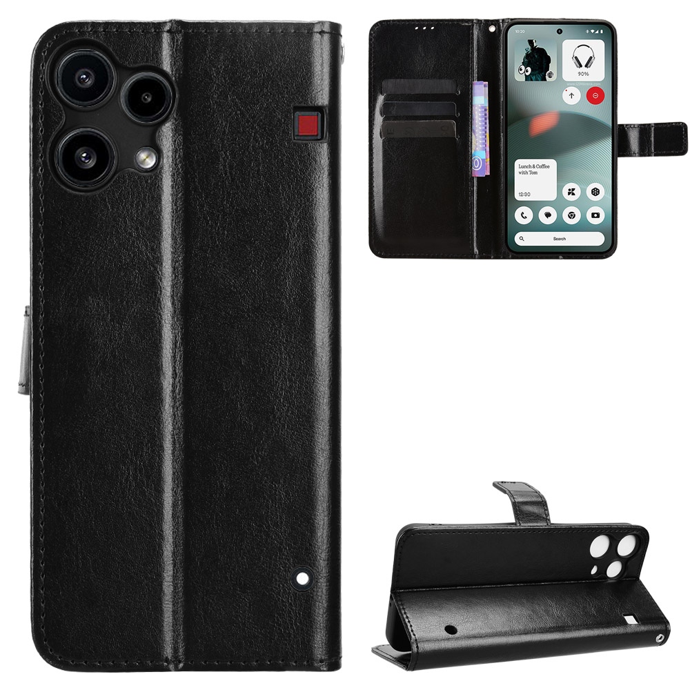 Crazy knížkové pouzdro na Nothing Phone (3a) Lite 5G - černé