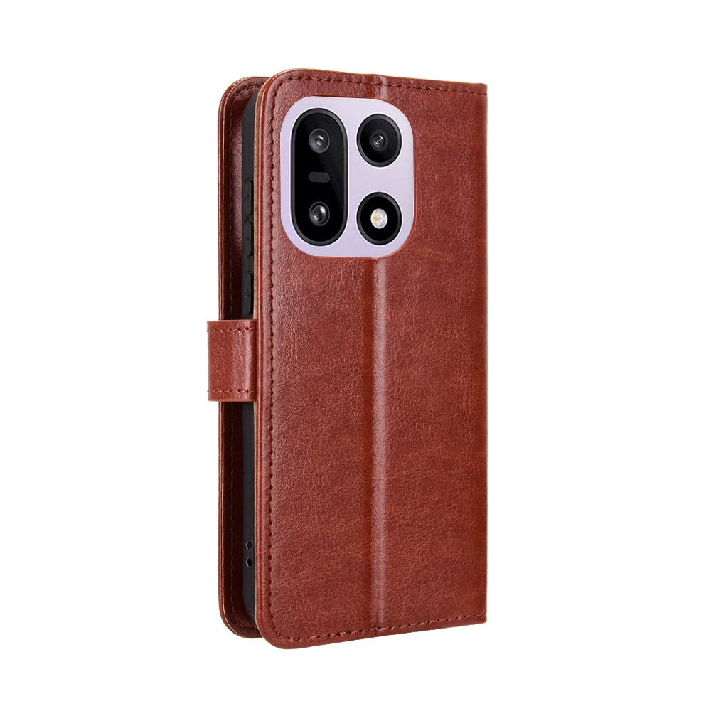 Crazy knížkové pouzdro na OnePlus 15 5G - hnědé