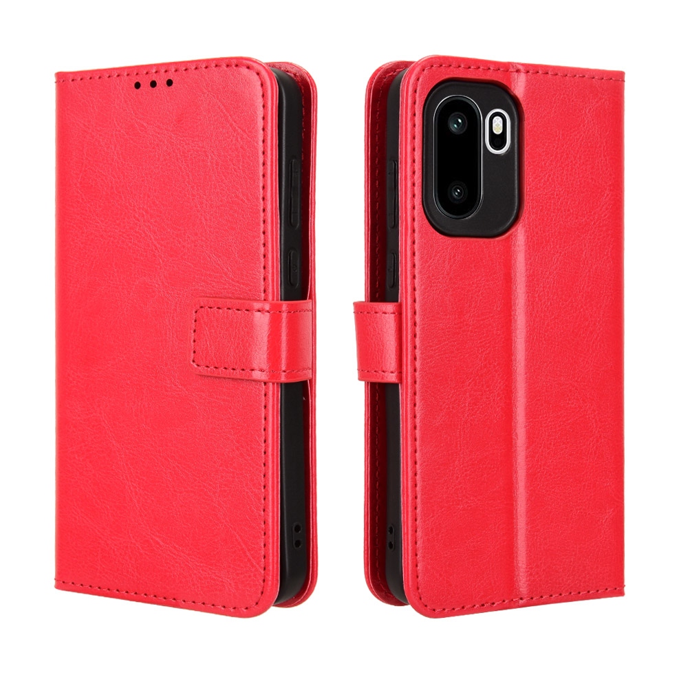 Crazy knížkové pouzdro na OnePlus 15R 5G - červené