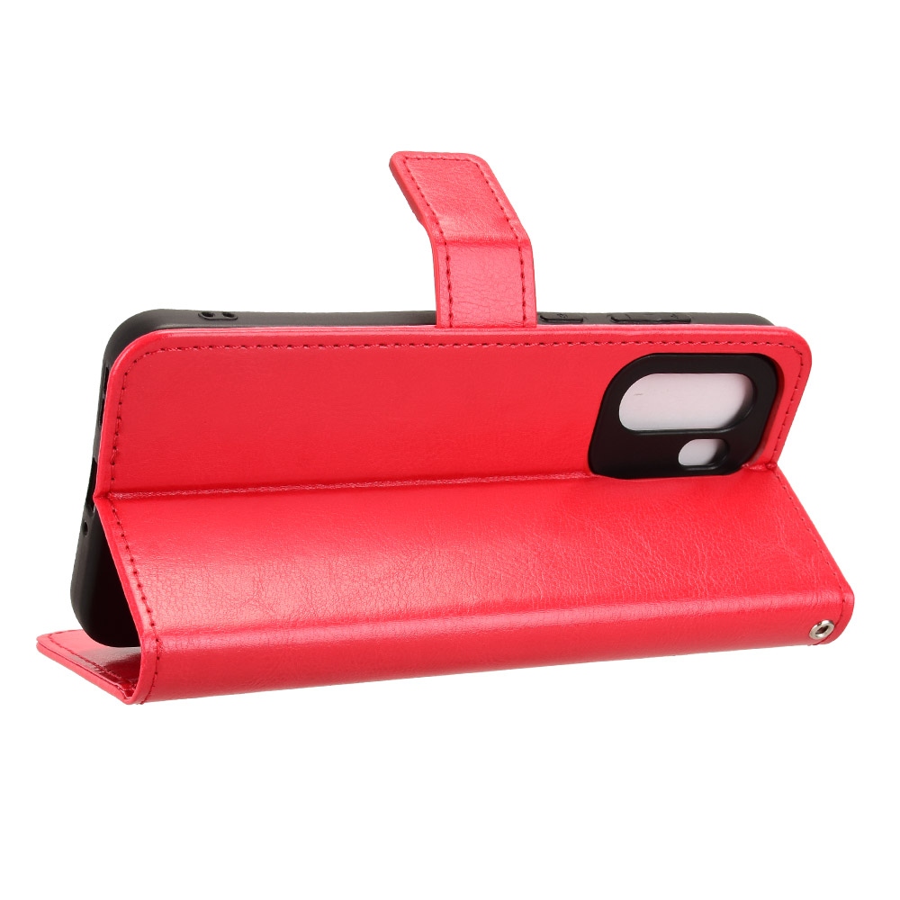 Crazy knížkové pouzdro na OnePlus 15R 5G - červené