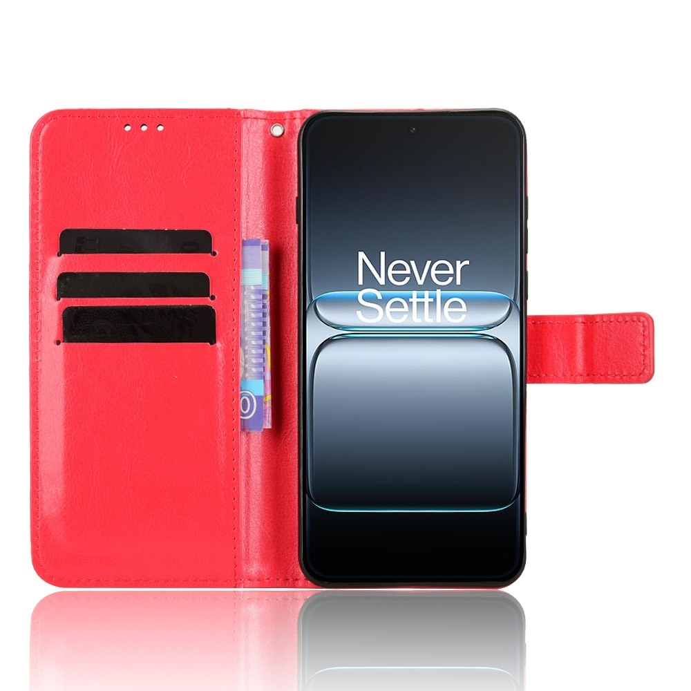 Crazy knížkové pouzdro na OnePlus Nord 5 5G - červené