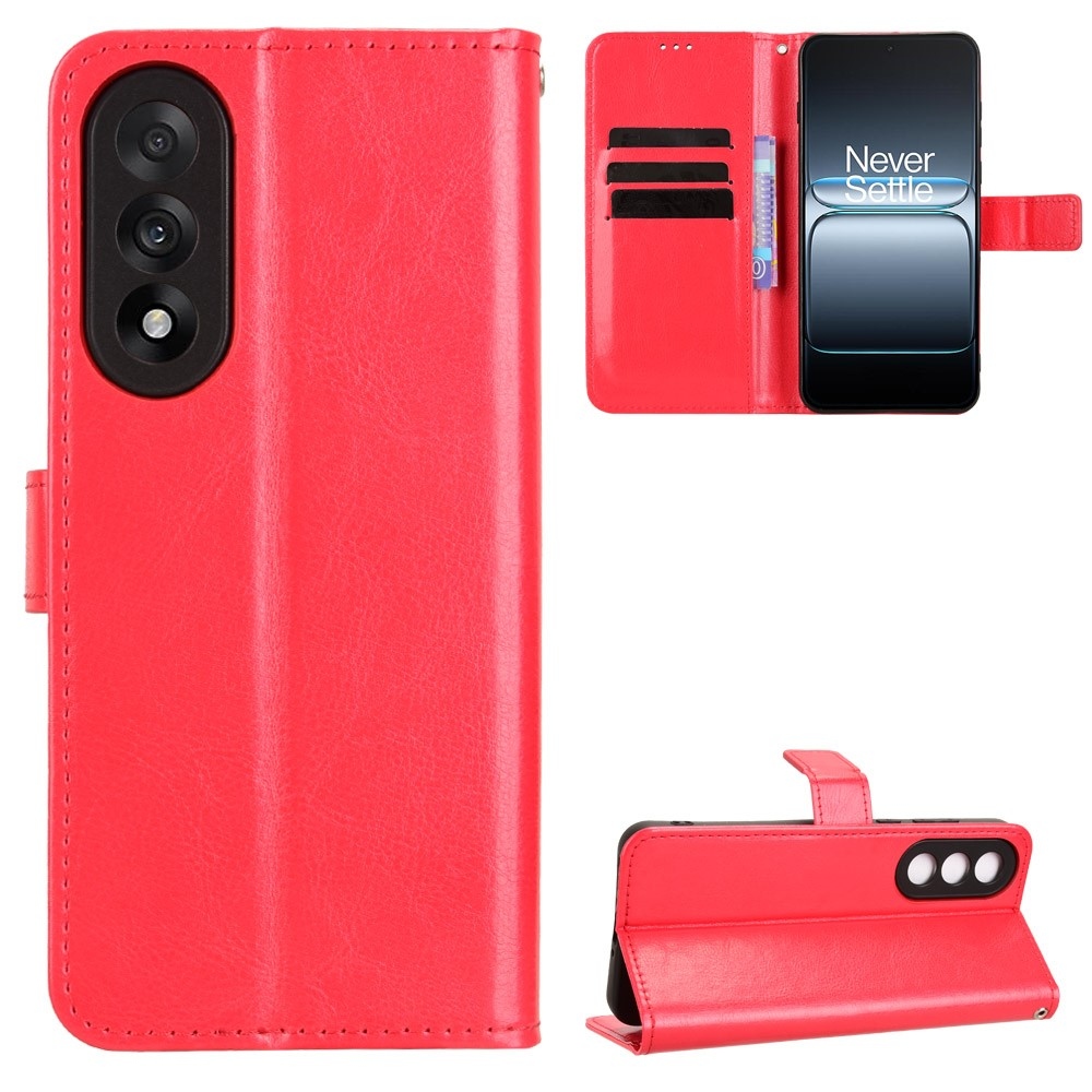 Crazy knížkové pouzdro na OnePlus Nord 5 5G - červené