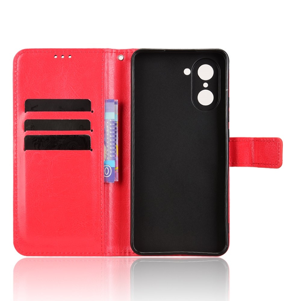 Crazy knížkové pouzdro na OnePlus Nord CE5 5G - červené