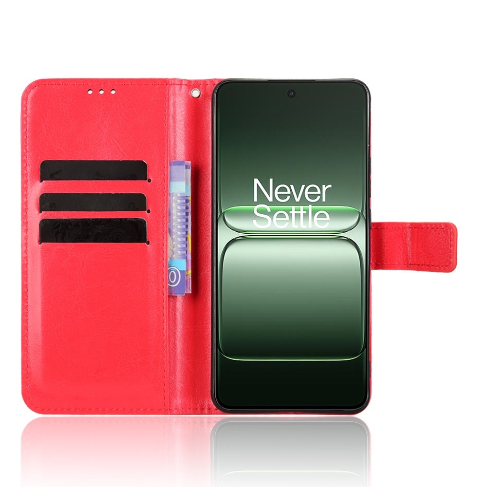 Crazy knížkové pouzdro na OnePlus Nord CE5 5G - červené