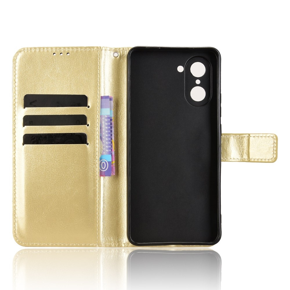 Crazy knížkové pouzdro na OnePlus Nord CE5 5G - zlaté