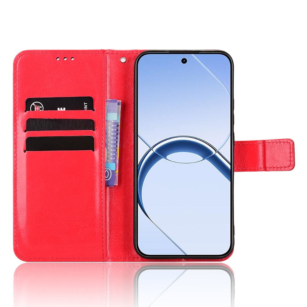 Crazy knížkové pouzdro na Realme 16 5G - červené