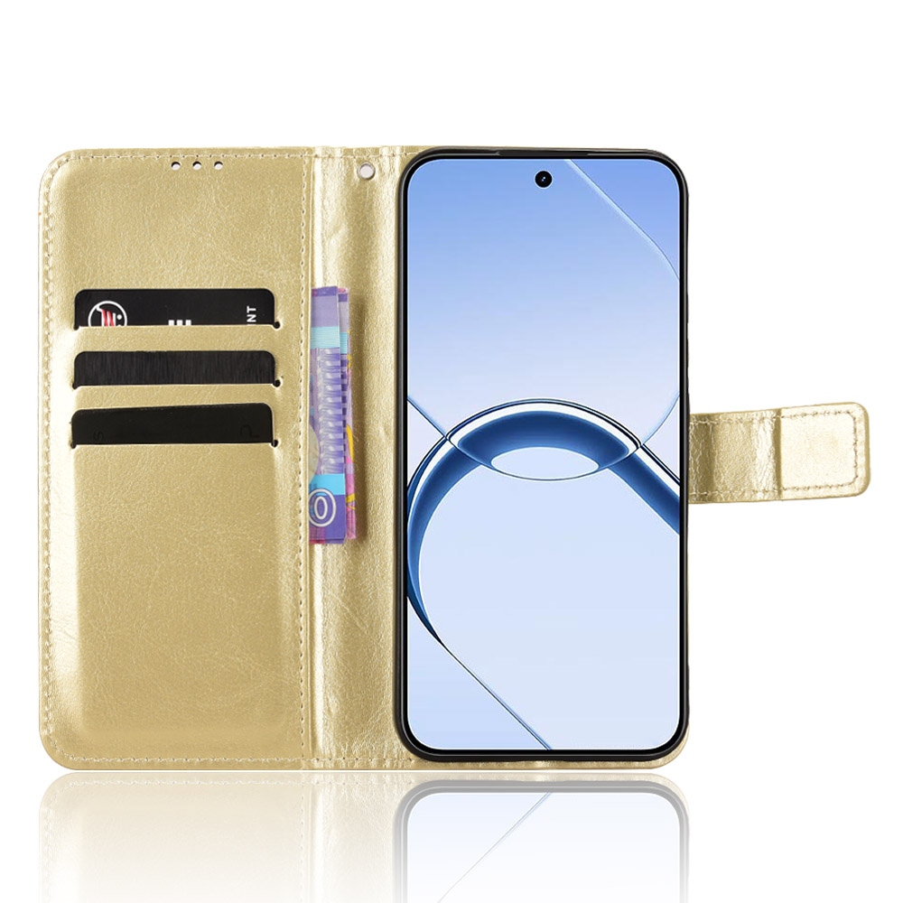 Crazy knížkové pouzdro na Realme 16 5G - zlaté