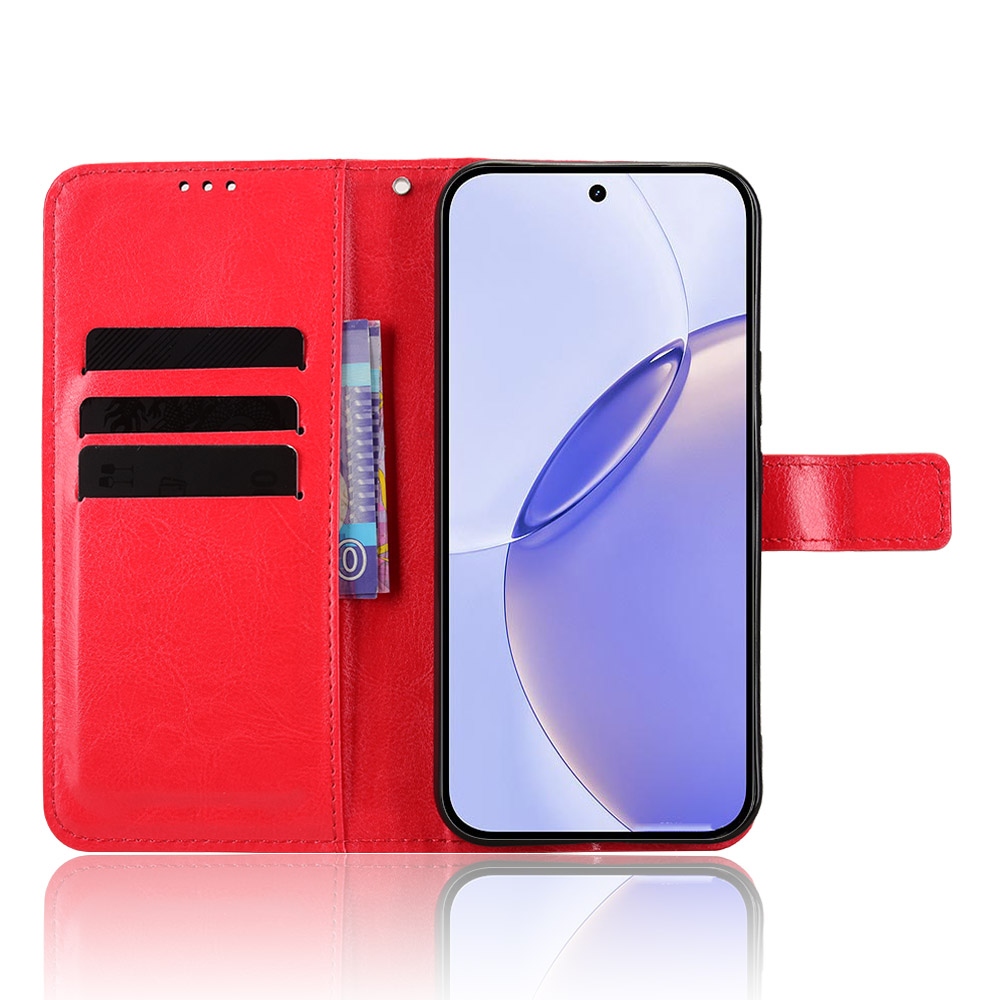 Crazy knížkové pouzdro na Realme 16 Pro+ 5G - červené