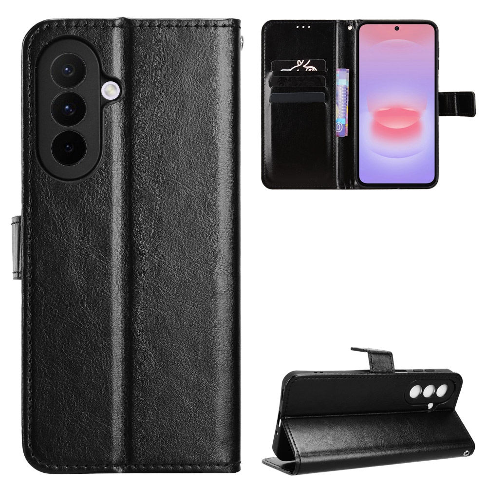 Crazy knížkové pouzdro na Samsung Galaxy A27 - černé