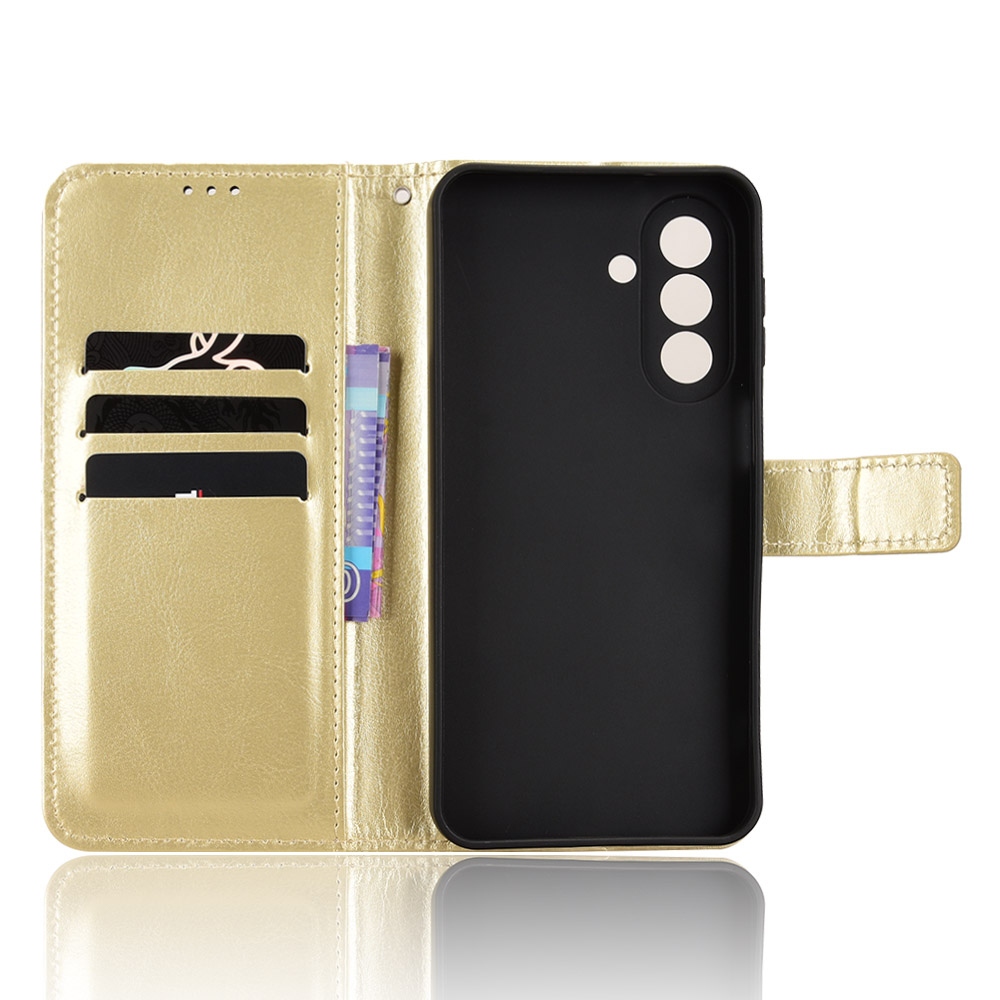 Crazy knížkové pouzdro na Samsung Galaxy A27 - zlaté