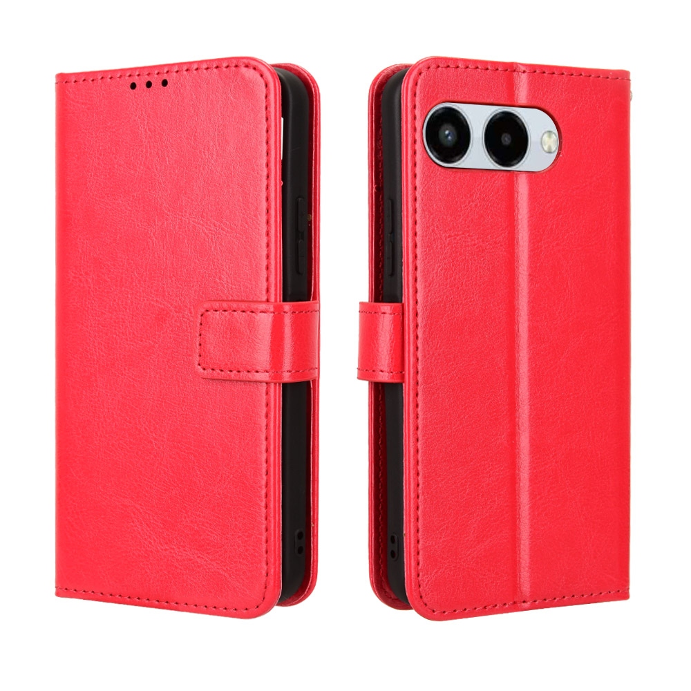 Crazy knížkové pouzdro na T-Mobile T Phone 3 - červené