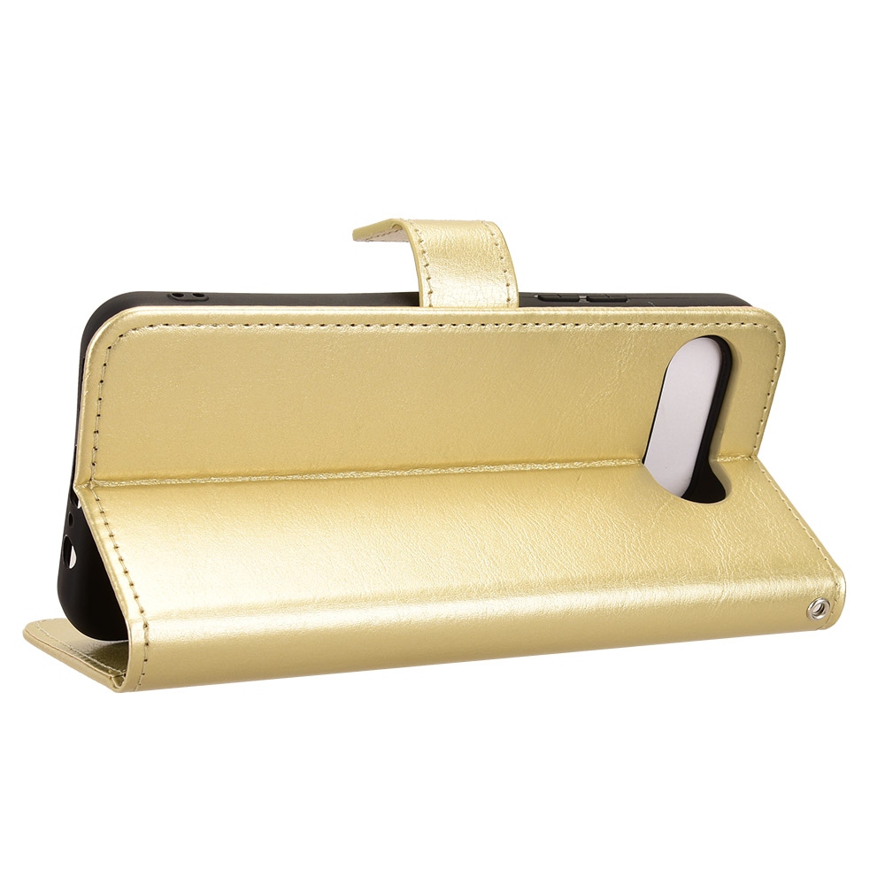 Crazy knížkové pouzdro na T-Mobile T Phone 3 - zlaté