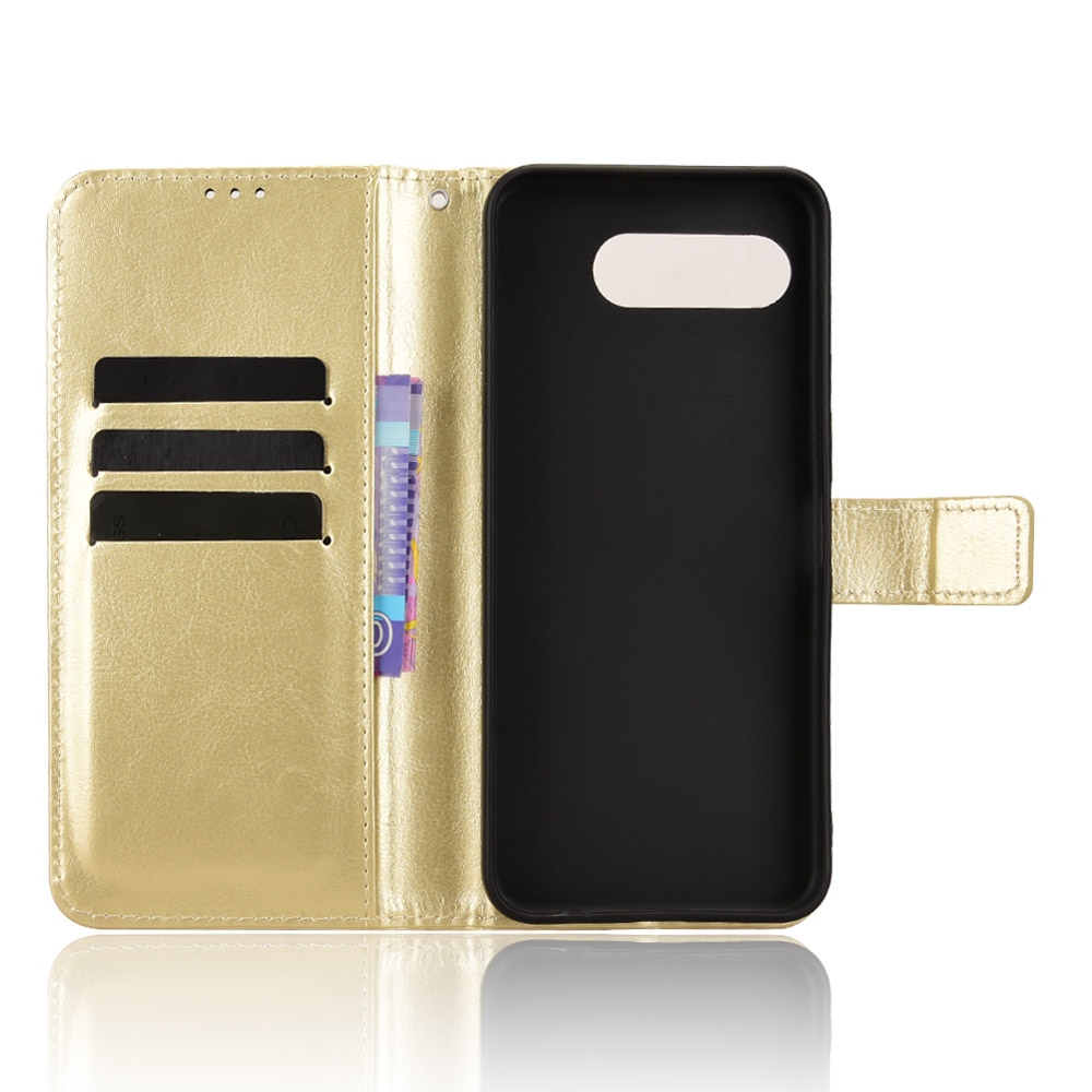 Crazy knížkové pouzdro na T-Mobile T Phone 3 - zlaté