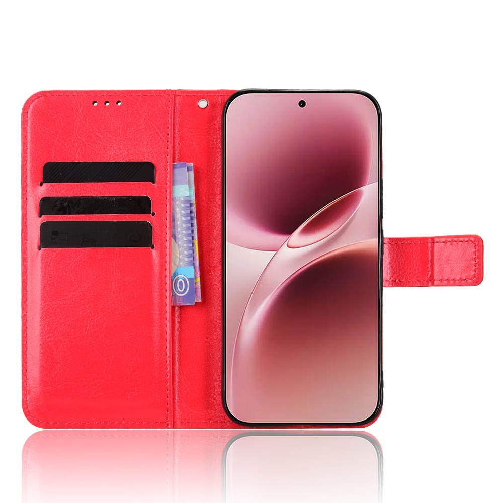 Crazy knížkové pouzdro na Vivo V70 5G - červené