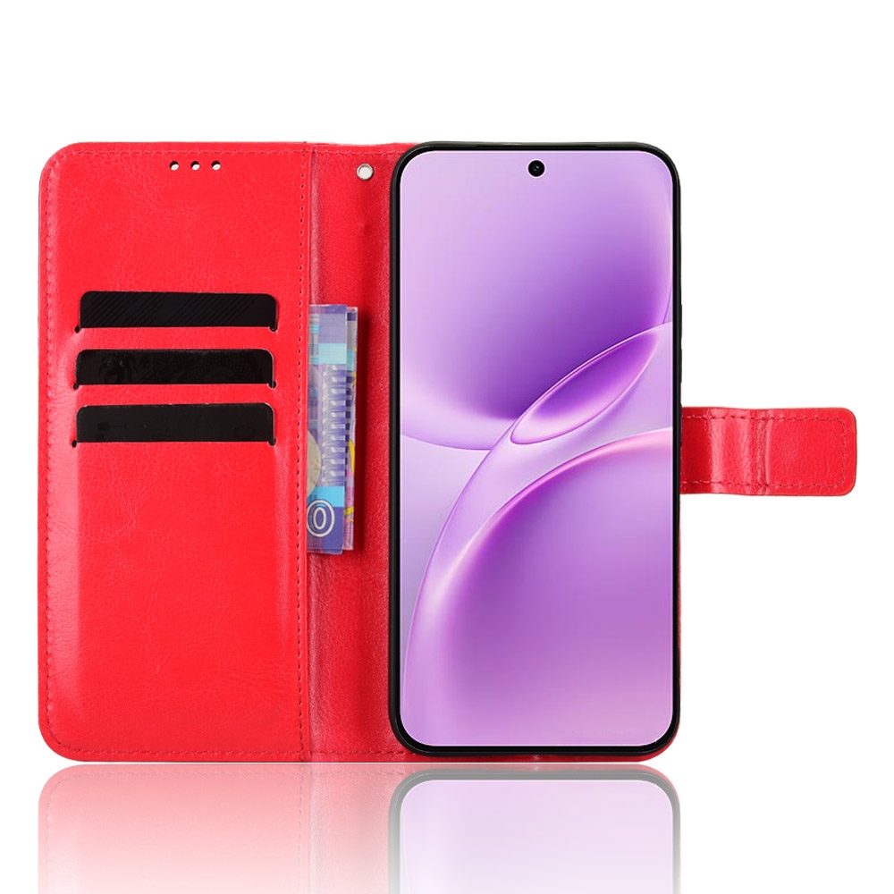 Crazy knížkové pouzdro na Vivo V70 FE 5G - červené